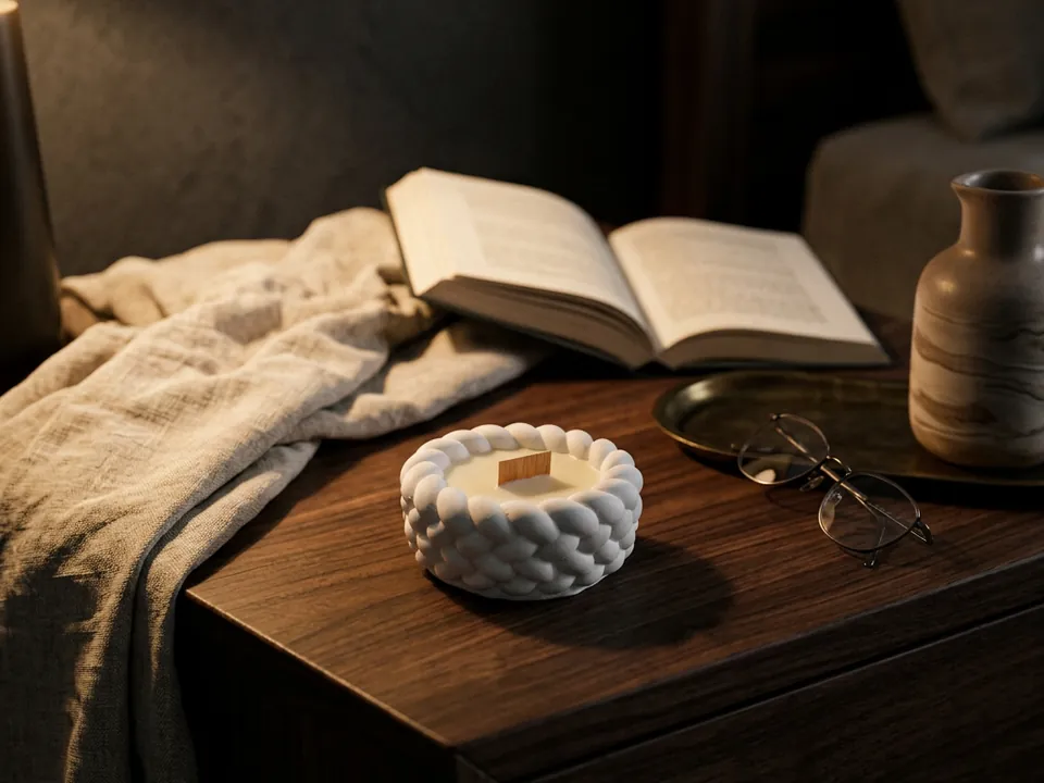 Nodo: knot-shaped candle