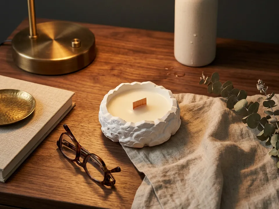 Pietra: stone-shaped candle