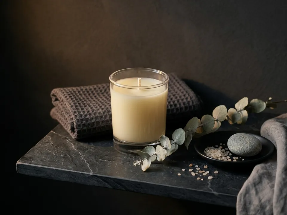 Sereno: ivory tumbler candle
