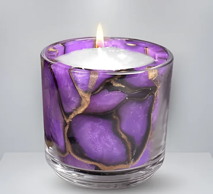 Bicchiere Mosaico in Violet