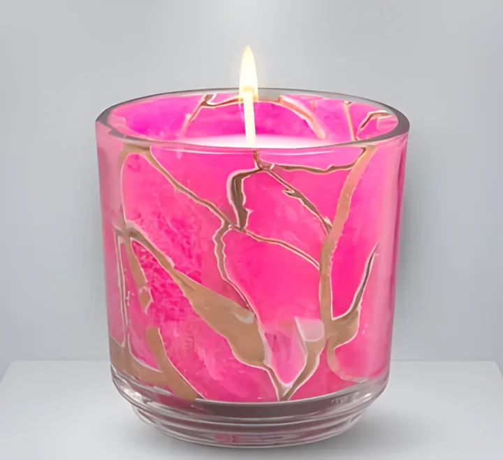 Bicchiere Mosaico in Soft Pink