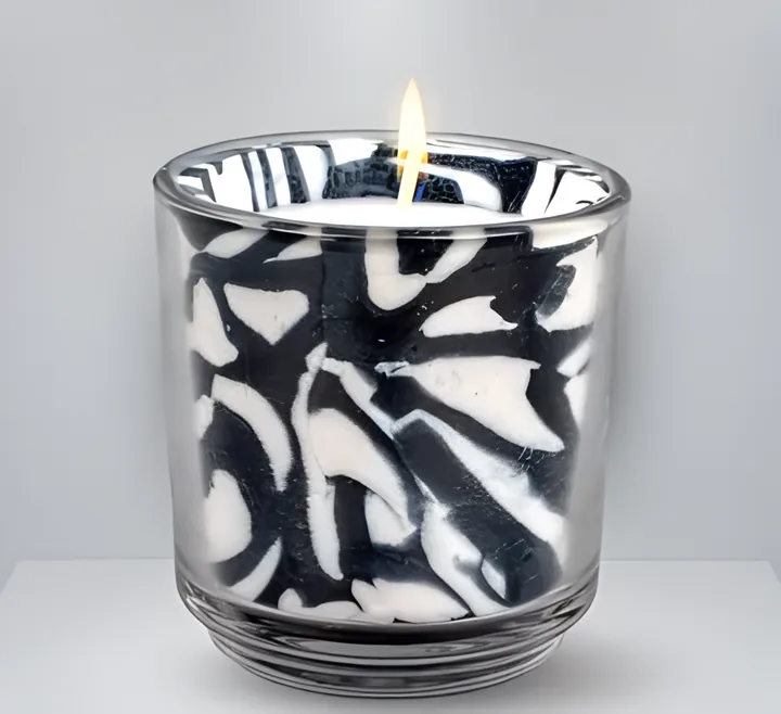 Bicchiere Mosaico in Zebra